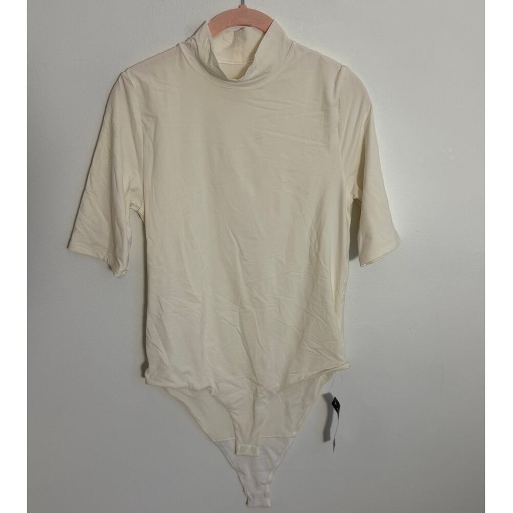 WHBM Forme Ecru Bodysuit NWT size medium